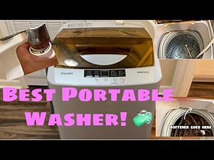 Panda 🐼 PAN6320W Portable Washer Review/Demo| MUST HAVE!