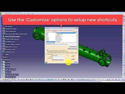 CATIA V5 - TIPS AND TRICKS - SHORTCUTS TO QUICKLY EXPAND OR COLLAPSE DESIGN TREE