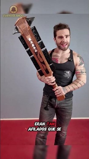 The macuahuitl, the deadly sword of the Aztecs ⚔️🔥 #Aztecs #curiosities #funfacts