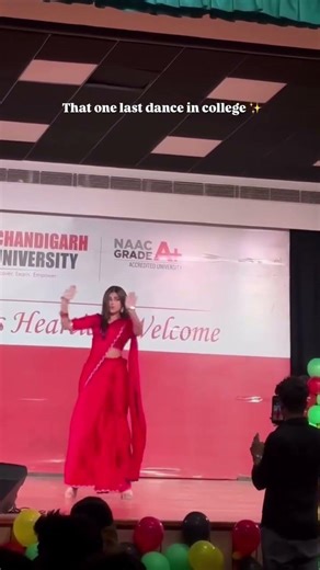 Farewell Saree Dance 🔥 Aithey Aa | College Goodbye Turned Bollywood Moment 😍 #Shorts