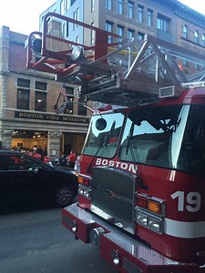 Responders at Scene of Beacon Street Fire