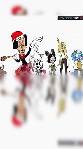Mokey's Show - Christmas public enemy Like and share this video, and by the end of the year, a big windfall could be coming your way! 💸✨ #fyp #game #cartoon #animation #new #parody #tiktok