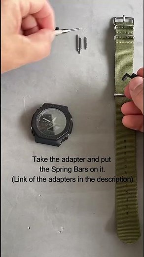 How to change strap to your Casio G-Shock