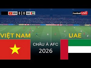 VIỆT NAM vs UAE | Giải vô địch Châu Á AFC 2026 | Mô phỏng PES