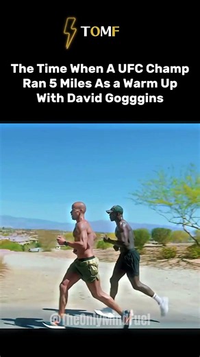 Goggins Runs 5 Brutal Miles BEFORE The Real Workout 💀#mindfuel #goggins #real