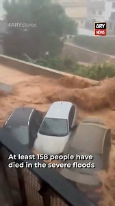 Severe flash floods hit Spain as a year’s worth of rain fell in eight hours in parts of the Valencia region. #ARYStories #ARYNews #Spain #Flashflood | ARY Stories