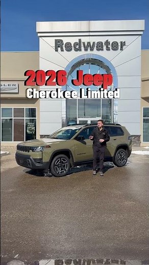 New 2026 Jeep Cherokee Limited Hybrid Walkaround | Army Green (41 Colourway) | Redwater Dodge