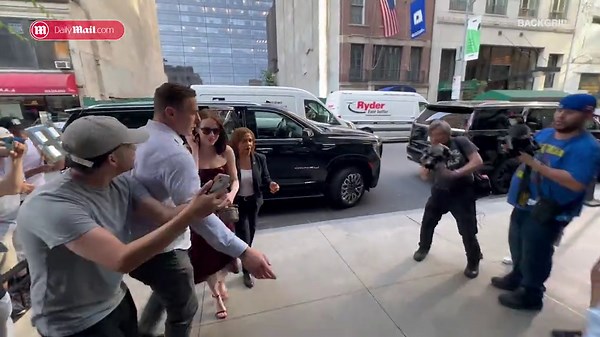 Emma Stone stuns in leather dress while promoting her new film out in NYC