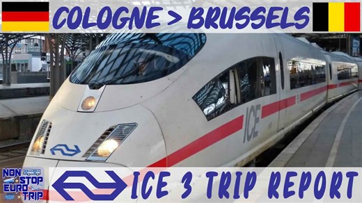 NS DB International ICE3M review / Cologne to Brussels / German train trip report