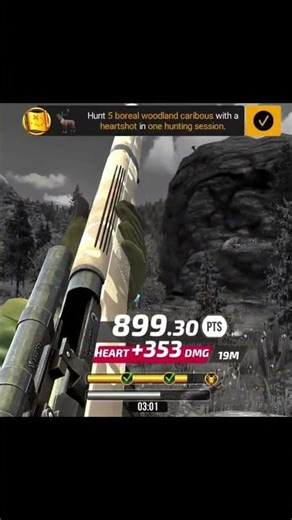 Wild Hunt : Real Hunting games 3D Canada British Columbia Adventur Hunt 5 Boreal Caribous heartshot