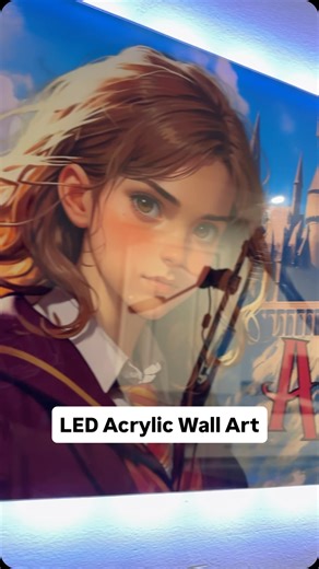 Mazer Design - Acrylic Wall Art on Instagram: "Custom Designed LED Acrylic Wall Art! #wallart #acrylicsign #acrylicprint #asmr #ledsigns"