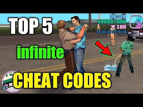 GTA Vice City Top 5 infinite Cheat Codes ( New 2022 ) | GTA Vice City Cheat Codes | SHAKEEL GTA