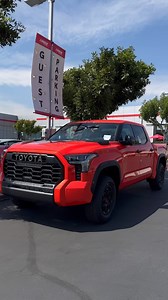 2023 Tundra TRD PRO in Solar Octane 🧡 What do we think of the color?? #longotoyota #tundra #trdpro #truck #toyotausa #toyotatundra #trdprotundra #newtruck #trucklife #offroad | Longo Toyota
