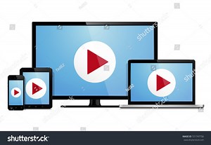 Set Modern Technology Devices Template Responsive Stock Vector (Royalty Free) 721747756 | Shutterstock
