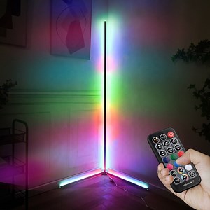[Hot Item] Dimmable LED Standing RGB Color Changing Wall Corner Floor Lamp