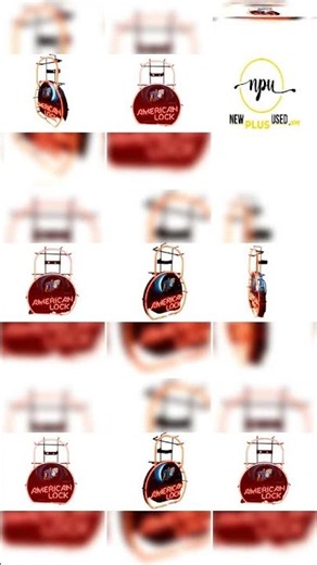 USED Working Fallon American Lock Neon Electric Sign