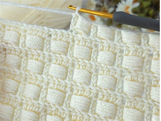 “Trendy Crochet Baby Blanket Pattern | Cube-Inspired Design” #crochet #knitting | Knitting By Gözde