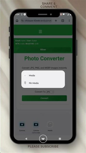 Convert PNG, JPG & WEBP Instantly — CfCbazar Photo Converter (Free Source Code!)