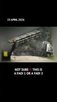 Hizballah fighters use damaged truck to launch rockets toward Israel