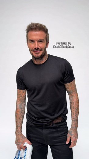 Iconic Trefoil Logo on a Predator by David Beckham