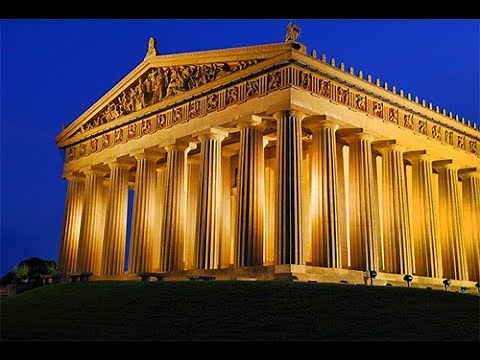 Nashville's Centennial Park with a Parthenon tour inside and outside