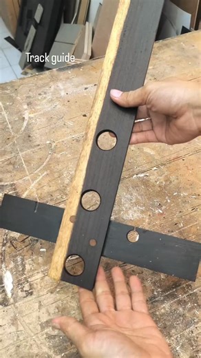 plywoodworking on Instagram: "Simple track guide cut, easy to use and the result perfect straight #woodworking #diy #tips #plywoodworking"