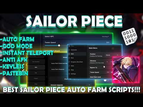 BEST SAILOR PIECE SCRIPT!! 😱 AUTO FARM + GOD MODE + INSTANT TELEPORT (NO KEY)