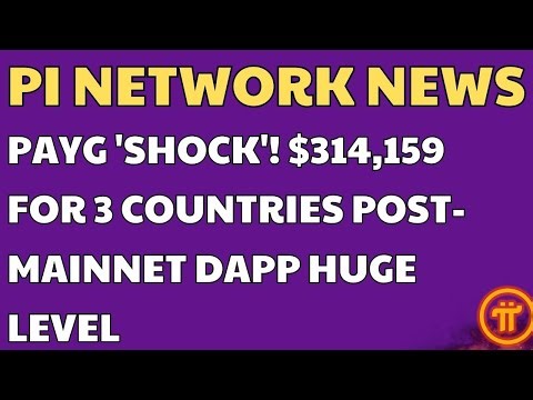 AFTER MAINNET DAPPS: PAYG SETS GCV $314,159 FOR US, UK, NIGERIA PIONEERS