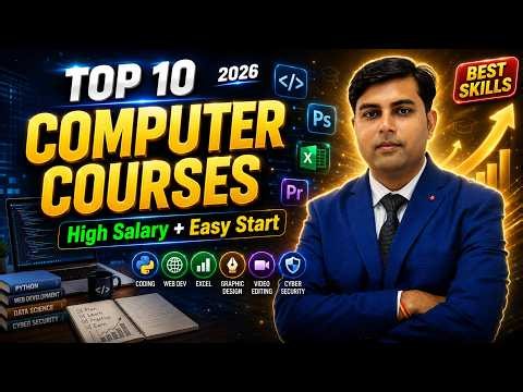 Top 10 Computer Courses After 10th & 12th 🔥 | Best Courses for Jobs 2026 💻