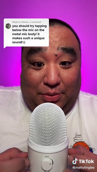 Unique ASMR Sounds | Tapping on Metal Mic | Matty Tingles