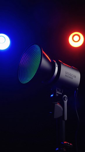 18K views | MS60C RGB LED Video Light Handheld SpotlightCRI97+/TLCI98+ premium lighting with 1/2000s flicker-free and high color reproduction | Neewer | Facebook