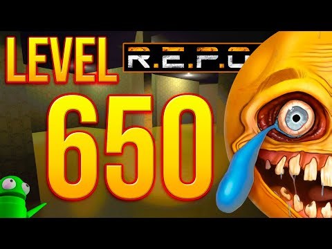 R.E.P.O. Solo World Record Level 650 | 4K 60 FPS | THE BACKROOMS! 💀