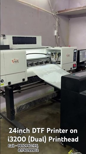 DTF Printer - 24 inch with Epson i3200 Dual Printheads | Tshirt Printer | #dtfprinting