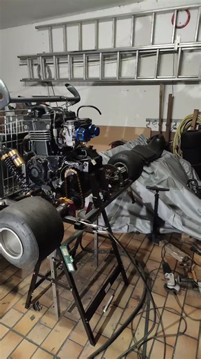 Shopping cart Go Kart 2.0 in progress #fyp #goviral #fy