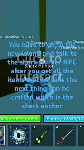 How to get shark anchor in Blox fruits update 20 how to get it is in the comments