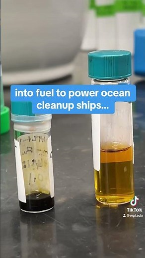 WPI researchers convert plastic waste into fuel, working towards cleaner oceans.