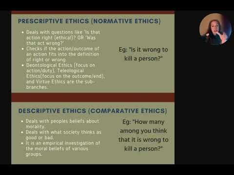 The Thinking Sage #4: Normative v Descriptive Ethics (DMACC Intro SP26)