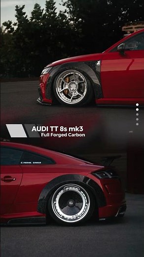 Audi TT MK3 Full Forged Carbon Transformation | RSI c6 Made in Italy