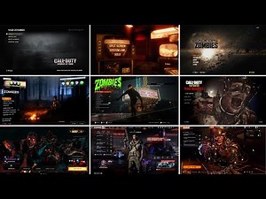 Zombies Menu Evolution in Call of Duty Games (Black Ops 6 Included)