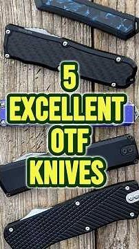 5 Excellent OTF Knives #edcknife #edcgear #stassa23 #foldingknife
