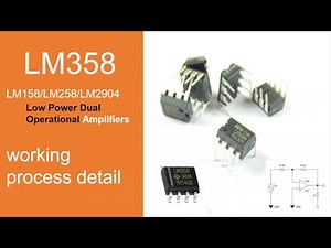 how to work LM358 full detail Double supply operational amp Single supply operational amplifier
