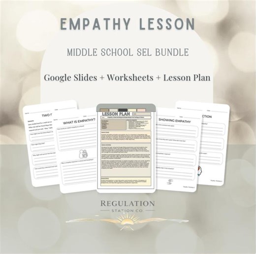 Empathy Lesson Middle School SEL Activity | Perspective Taking Worksheets (digital Download) - Etsy
