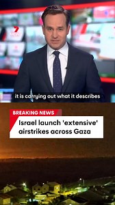 59K views · 808 reactions | Israel launched a wave of airstrikes across the Gaza Strip early Tuesday, saying it was striking dozens of Hamas targets in its heaviest assault in the territory since a ceasefire took effect in January. Palestinian officials reported at least 69 deaths. #gaza #gazastrip #israel #hamas #strikes #7NEWS | 7NEWS Sydney | Facebook