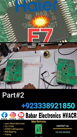 Gree DC Inverter AC E6 error code PTC Fault By Babar Electronics HVACR #GreeDCInverter #AC #E6ErrorCode #PTCFault #BabarElectronics #HVACR #CoolingSolutions #HomeComfort #AirConditioning #EnergyEfficiency #HVACTips #RepairGuide #babarelectronicshvacr #ClimateControl #SmartHome #HomeImprovement #AirQuality #babarelectronicshvacrlecture #ElectronicsRepair #PeaceOfMind #TrustedService | Babar Electronics HVACR