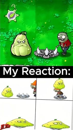 Mi reacción a esto en Plants vs Zombies 😂