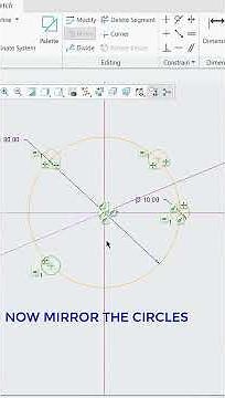 How to use Polar Array in Creo || Creo Parametric Tricks || Learn design in 30 sec