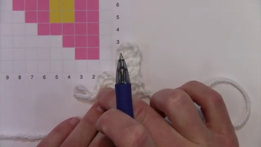 Cross C2C Square Easter Blanket Graphgan CAL Part 2