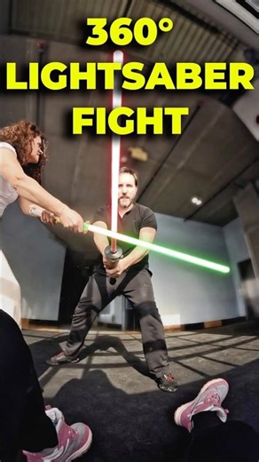 POV 360. Lightsaber Duel. Defense and choreography. #starwars #lightsaberduel #martialarts