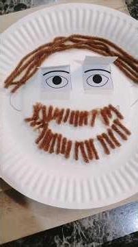 How to make human face using paper | #craft #papercraft