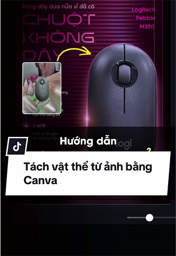 Hướng dẫn tách vật thể bằng Canva